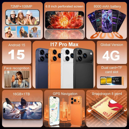 Smart Mini 17 Pro Dual SIM | 8GB RAM 256GB Android Phone