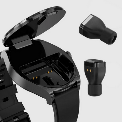 Fashion S9 Men’s Smart Watch – 2-in-1 TWS Earbuds, Bluetooth, Voice Call, Heart Rate Monitor