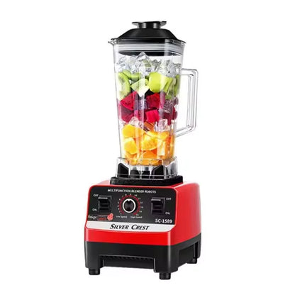 4500W Pure Copper Motor, 2-in-1 Food Processor & Smoothie Mixer