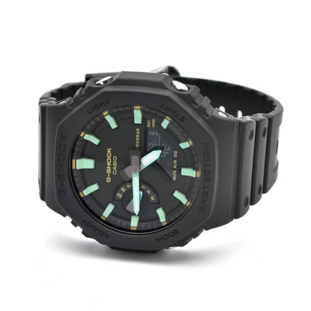 G-Shock Men's Watch – Analog-Digital Dial with Black Resin Strap