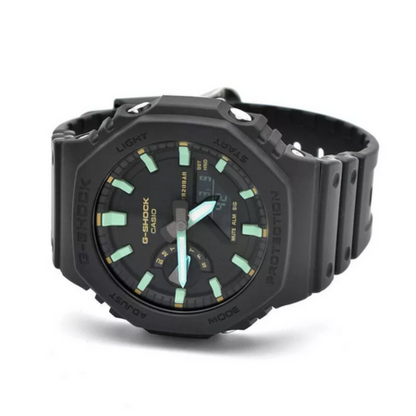 G-Shock Men's Watch – Analog-Digital Dial with Black Resin Strap