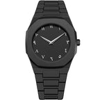 Arabic Style Quartz Men's Black Watch