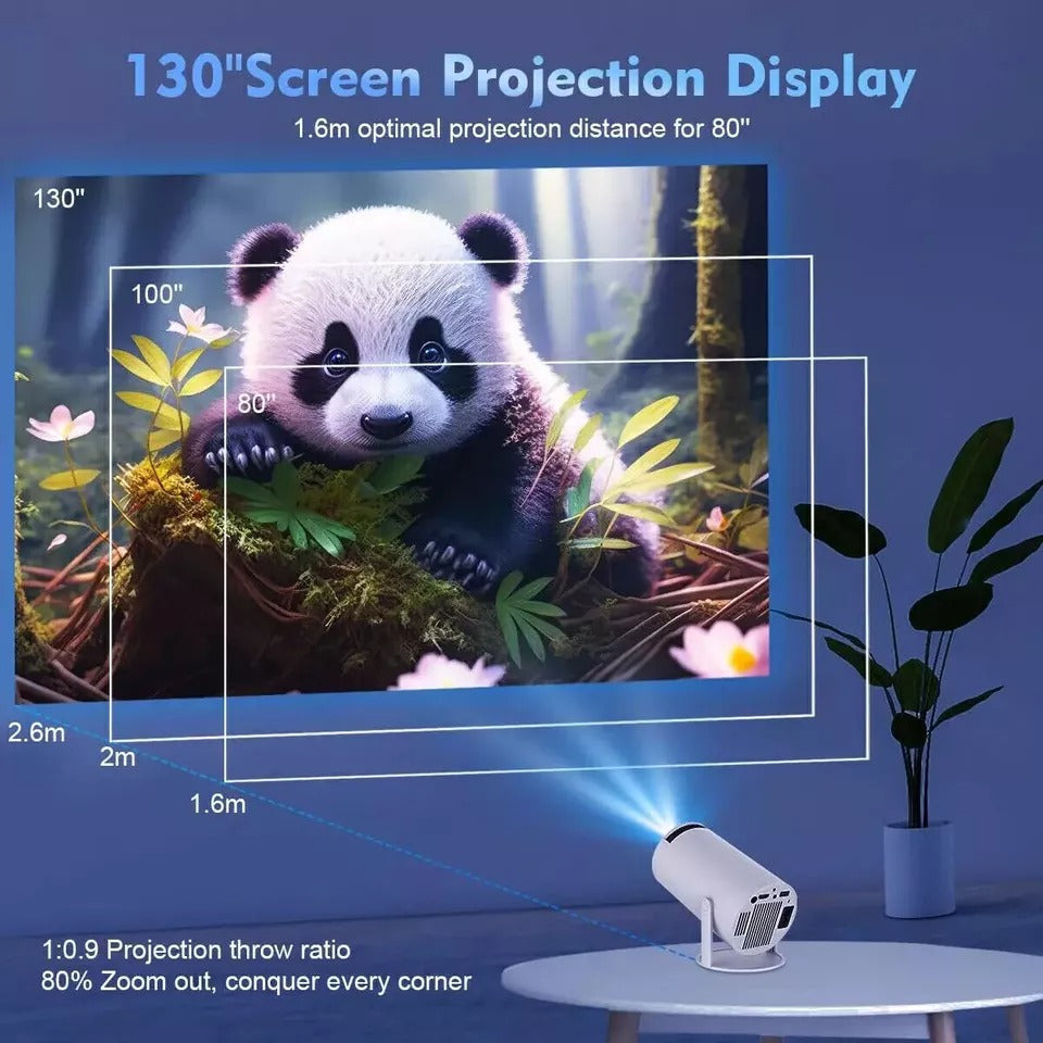 Mini Projector – 4K Support | Smart & Portable Home Theater