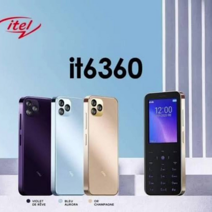 ITEL 6360 Feature Phone – 2.8″ Screen, Smart Touch, 2000mAh Battery, Dual SIM