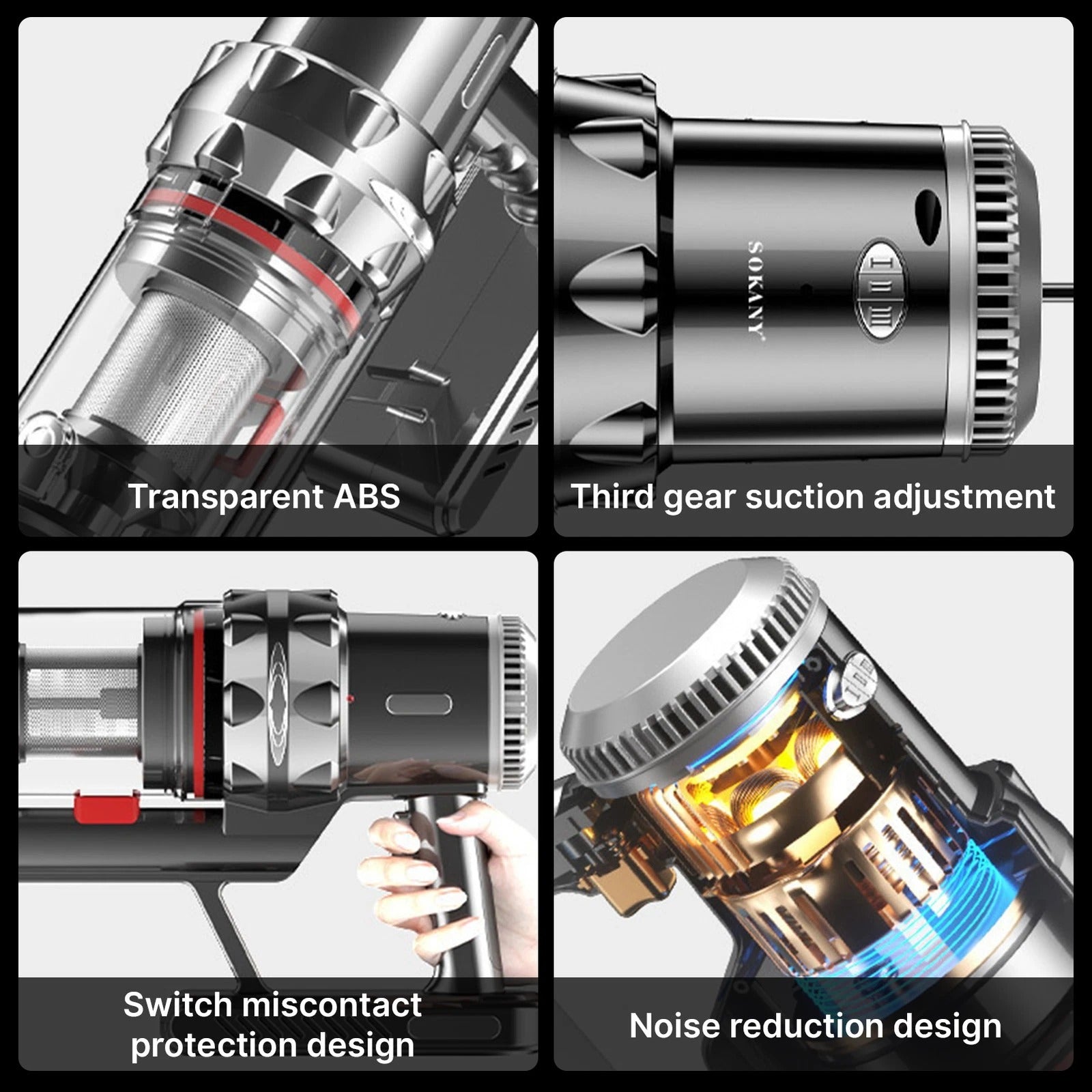Cordless Handheld Stick Vacuum – Lightweight Power Suction