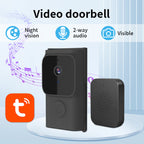 Wireless Doorbell Camera – 1080p HD, Bidirectional Audio, WiFi Video Intercom