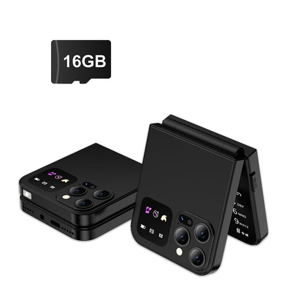 SERVO A50 Pro Flip Phone – Dual SIM GSM with Electric Torch, Foldable Mobile Phone