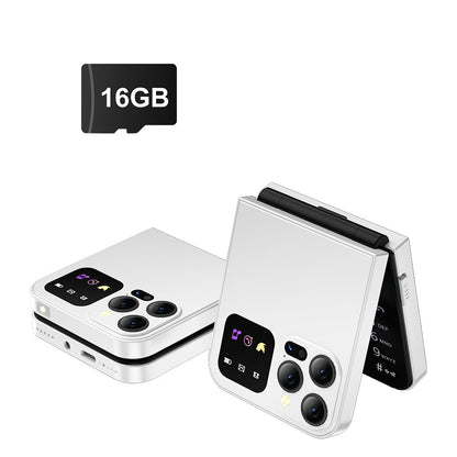 SERVO A50 Pro Flip Phone – Dual SIM GSM with Electric Torch, Foldable Mobile Phone