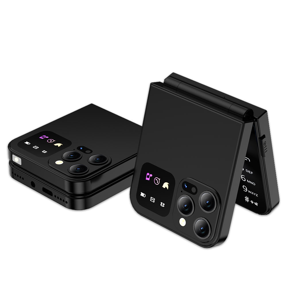 SERVO A50 Pro Flip Phone – Dual SIM GSM with Electric Torch, Foldable Mobile Phone