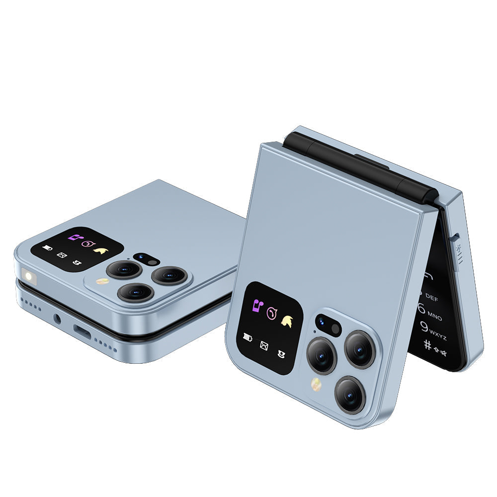 SERVO A50 Pro Flip Phone – Dual SIM GSM with Electric Torch, Foldable Mobile Phone