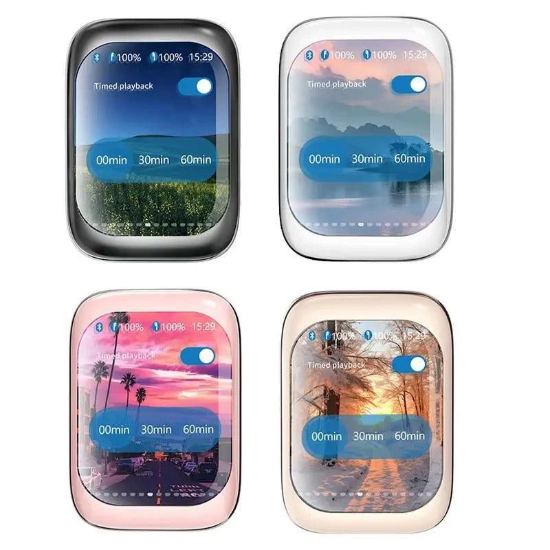 Bluetooth Earbuds – Touch Screen Slider Smart Display