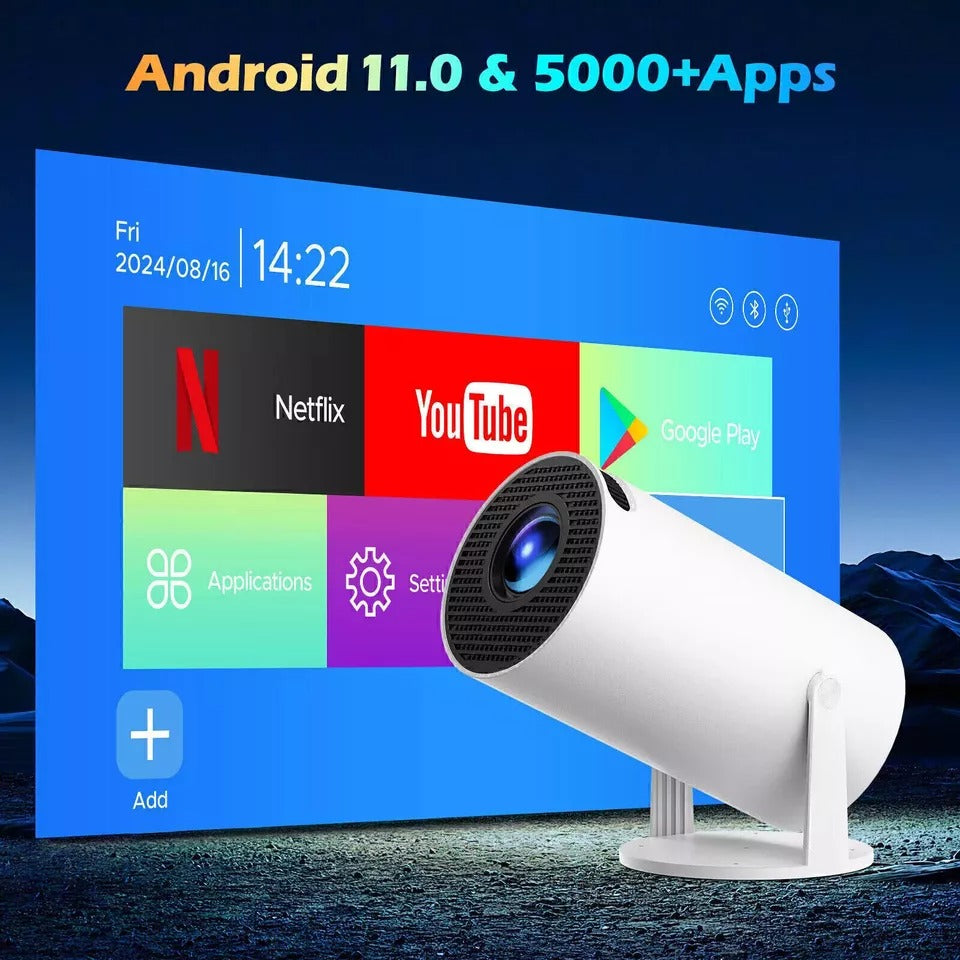 Mini Projector – 4K Support | Smart & Portable Home Theater