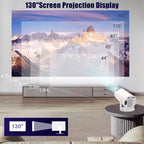 Mini Projector – 4K Support | Smart & Portable Home Theater