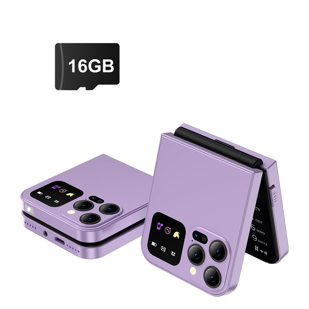 SERVO A50 Pro Flip Phone – Dual SIM GSM with Electric Torch, Foldable Mobile Phone