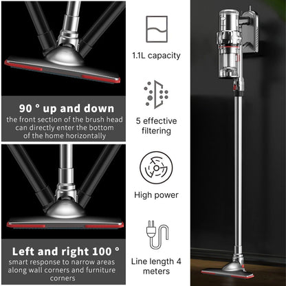 Cordless Handheld Stick Vacuum – Lightweight Power Suction