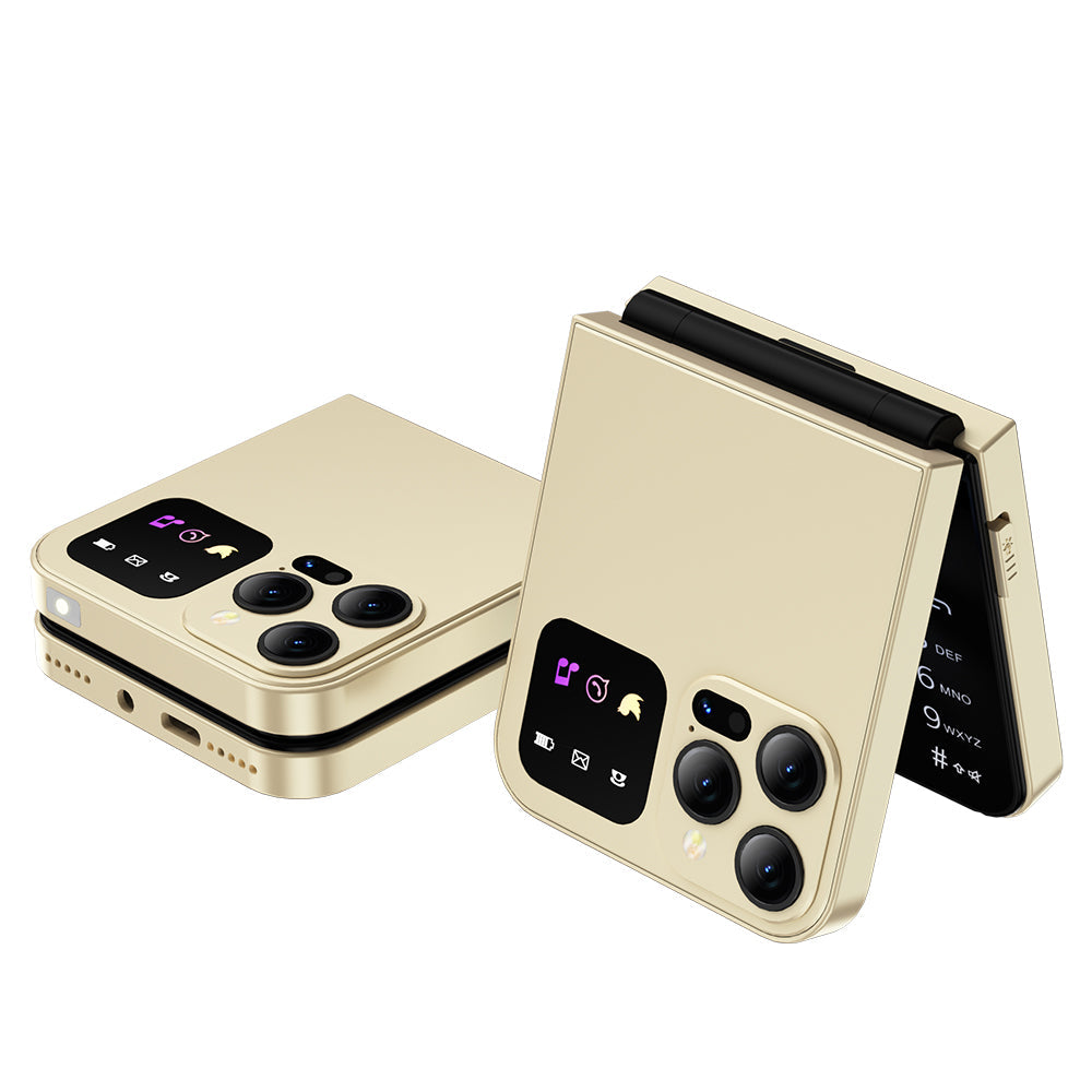 SERVO A50 Pro Flip Phone – Dual SIM GSM with Electric Torch, Foldable Mobile Phone