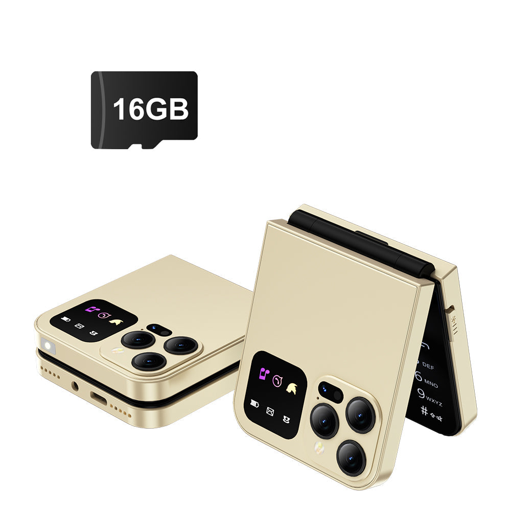 SERVO A50 Pro Flip Phone – Dual SIM GSM with Electric Torch, Foldable Mobile Phone