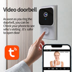 Wireless Doorbell Camera – 1080p HD, Bidirectional Audio, WiFi Video Intercom