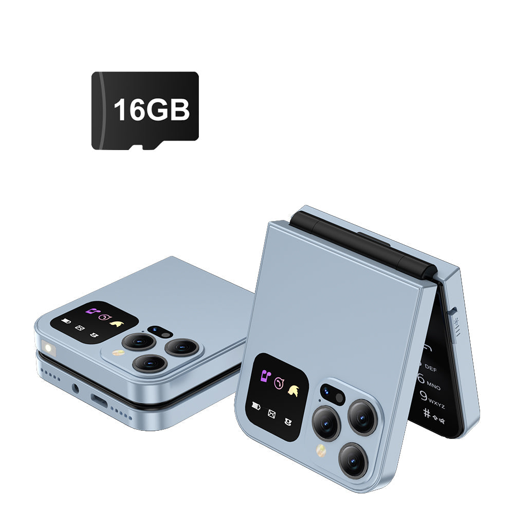 SERVO A50 Pro Flip Phone – Dual SIM GSM with Electric Torch, Foldable Mobile Phone