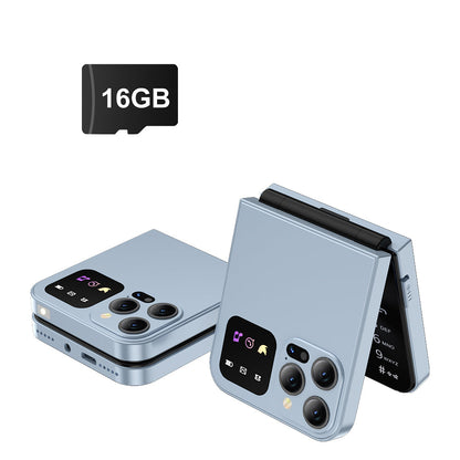 SERVO A50 Pro Flip Phone – Dual SIM GSM with Electric Torch, Foldable Mobile Phone