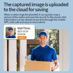 Wireless Doorbell Camera – 1080p HD, Bidirectional Audio, WiFi Video Intercom