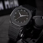 Arabic Style Quartz Men's Black Watch